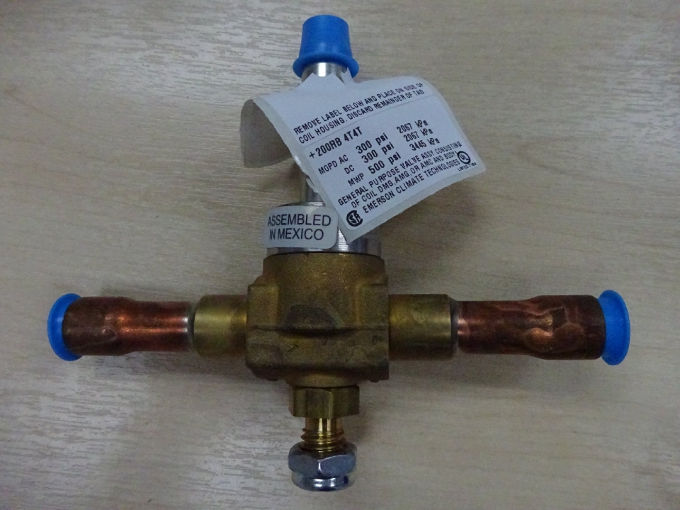 EMERSON FLOW CONTROLS SOLENOID VALVE VLC (VALVE LESS COIL) AND C/W COIL