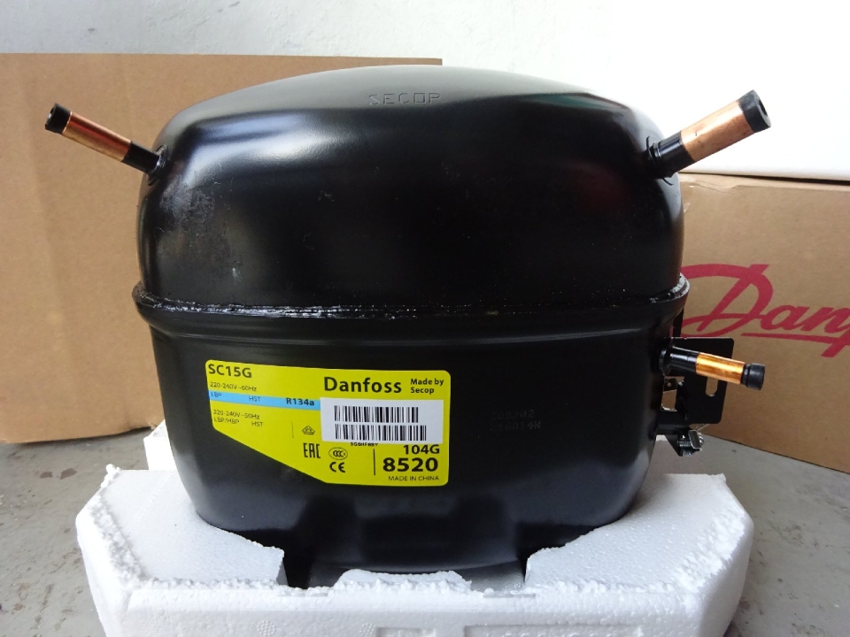 DANFOSS (SECOP) UNIVERSAL COMPRESSOR SC15G WITH SERVICE KIT (R134A) - 220-240V/50HZ