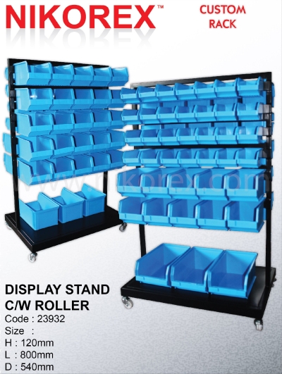 23932-120HX800LX540D (MM) DISPLAY STAND C/W ROLLER