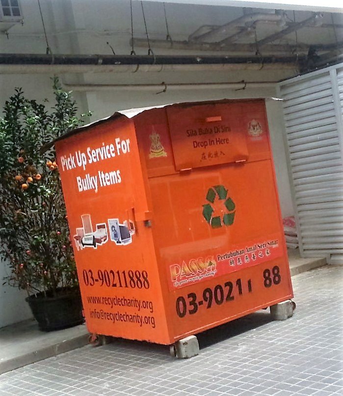 Recycle For Charity Bin