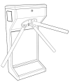 TTS310 Tripod Turnstile Turnstile Pedestrian Access