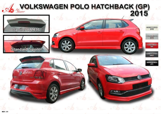 Volkswagen polo hatchback facelift bodykit