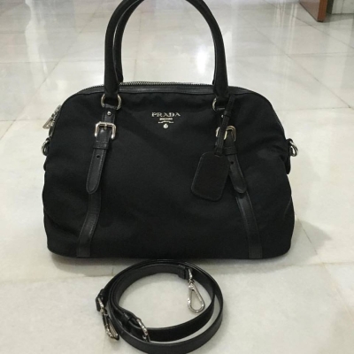 (SOLD) Prada BL0912 Tessuto Nylon Handbag (Few Ways Carry)