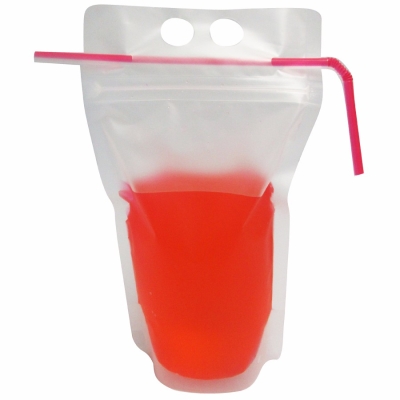 Drink Bag With Zipper 500ml 13 x 23 Plain x 150 pcs