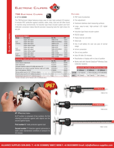 STARRETT Electronic Calipers