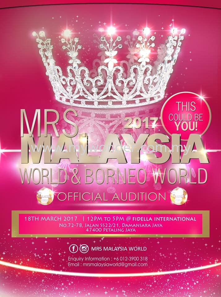 MyWonder Deepskin - Platinum Sponsor for Mrs. Malaysia World & Mrs. Borneo World 2017