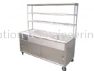 A34 TEA COUNTER C/W BOWL SINK  STAINLESS STEEL FABRICATION EQUIPMENT