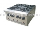 B59 4 OPEN BURNER  TABLE TOP STAINLESS STEEL FABRICATION EQUIPMENT