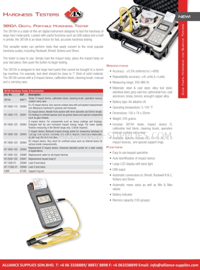 STARRETT Digital Portable Hardness Tester