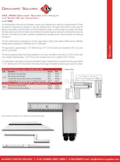 STARRETT Diemaker's Squares