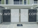 Stainless Steel Swing Gate With Full Aluminium Stainless Steel Folding Gate and Aluminum Plate