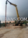 Excavator w Auger Assembly Vibro Excavator Heavy Construction Products & Services