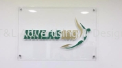 Takaful Ikhlas 5mm acrylic with sticker Acrylic Signage