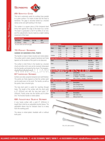 STARRETT Scribers