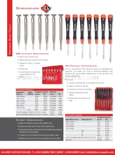 STARRETT Screwdrivers