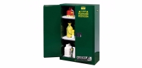 EX Pesticides Safety Cabinet, Cap. 45 gallons, 2 shelves, 2 manual-close doors Safety Cabinet Safety Containment System