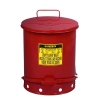 Oily Waste Can, 14 gallon (52L), foot-operated self-closing cover  Safety Cans & Containers Safety Containment System