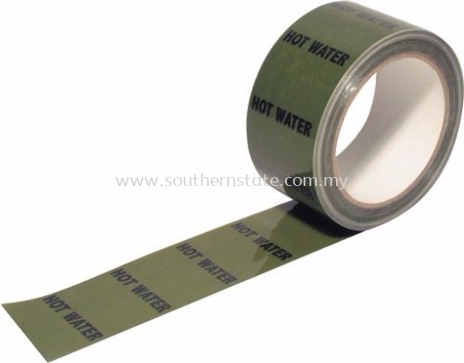 50mmx33M Hot Water Pipeline Indentification Tape