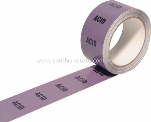 50mmx33M Acid Pipeline Indentification Tape