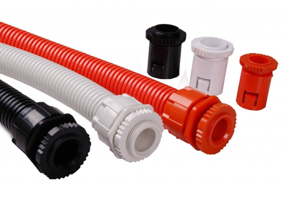 Corrugated Conduit  Fitting & Accessories PVC Flexible Pipe Conduit Pipe For Wiring