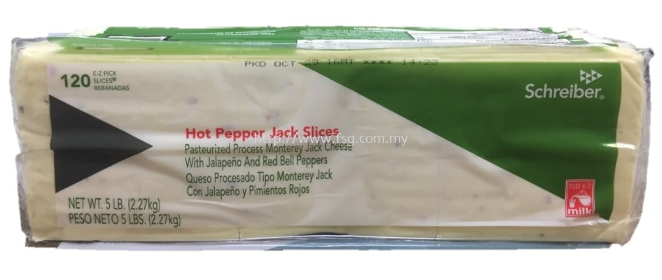 120 Hot Pepper Jack Slices