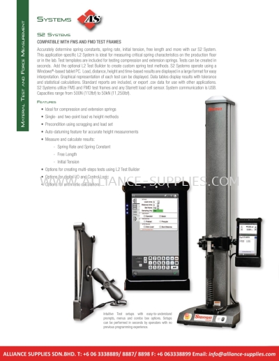 STARRETT S2, L2, L2 Plus and L3 Systems