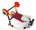 GYM Kids Set - Weightlifting GYM Kids Set & Bikes Playground Playground Indoor