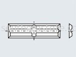 Reversible Knifes with Back Grooves