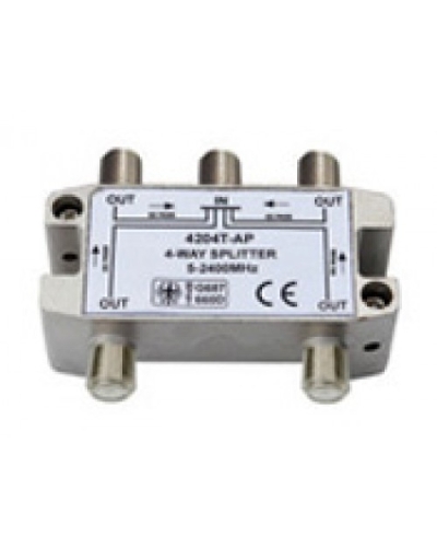 4204T-AP Splitte r 4-Way Splitter (5-2400 MHz)