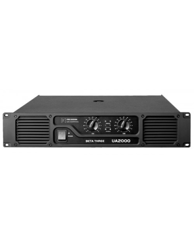 Beta Three UA2000 2 x 1000W 8 Power Amplifier