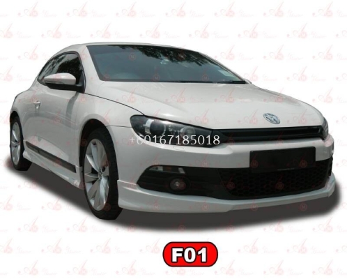 volkswagen scirocco bodykit front skirt bodykit