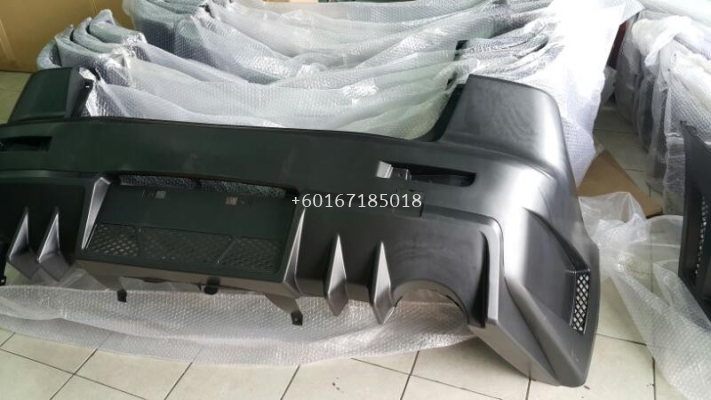 mitsubishi lancer ex fq 400 bodykit rear bumper pp material new