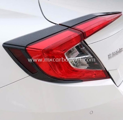 HONDA CIVIC 2016 TAIL LAMP COVER WITH CARBON LOOK