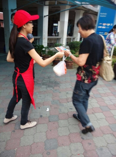 Hand to Hand Flyer Distribution