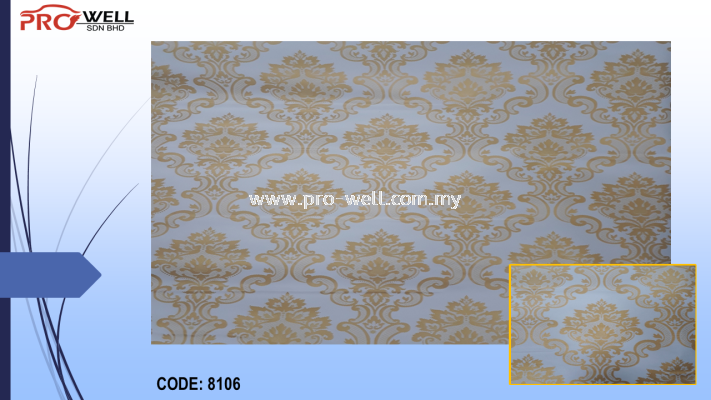 PVC WALLPAPER 8106 