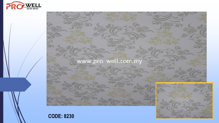 PVC WALLPAPER 8230