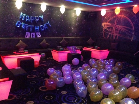 VIP Room Birthday Party Deco