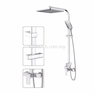 S/Lever Wall Mounted Shower Mixer Column (301215)