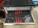 4Drawers Trolley with 200pcs Tools  Tools Cabinet