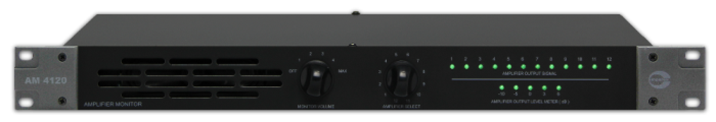 AM4120.AMPERES 12 Ch Amplifier Monitor Panel