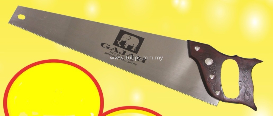 Gajah Handsaw (wooden handle)