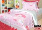 HA350 Full Cotton Printing Bed Sheet (HA) Bed Linen