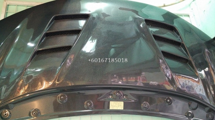 2017 honda jazz carbon fibre hood js racing