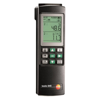 Testo 645 - Humidity/Temperature Measuring Instrument [SKU 0560 6450]