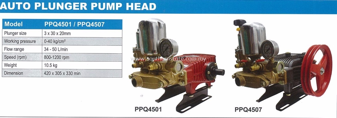 Auto Plunger Pump Head