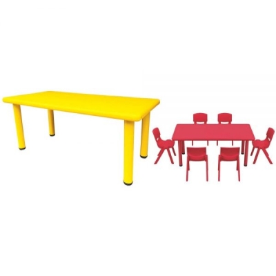 QIFP008 Plastic Retangular Table