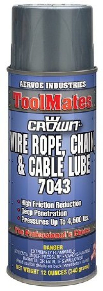 Crown - 7043 Wire Rope, Chain & Cable Lube