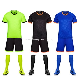 Custom Made Football Jersey for Squad w/ Name & Number Baju Sport Jersi  Baju Sublimation KL