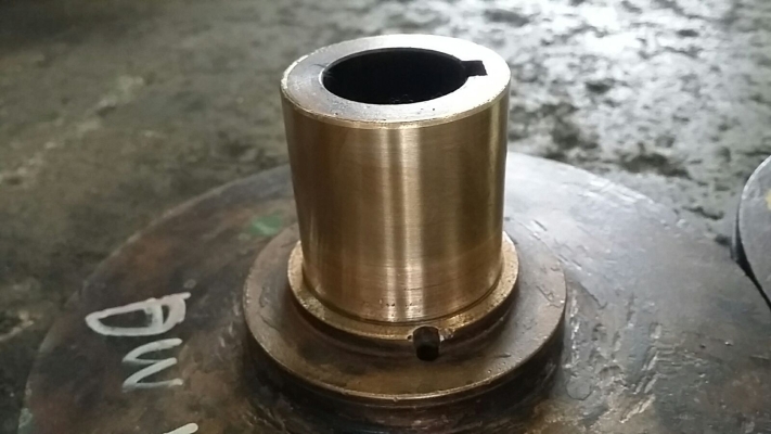 Journal Dia.45mm rebuild by aluminium bronze