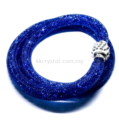 Stardust Bracelet, Double Loop, CC19 Royal Blue